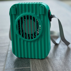 Hands-Free Hanging Cooling Fan, Usb Rechargeable Outdoor Air Cooler With Adjustable Lanyard And Multiple Wind Modes