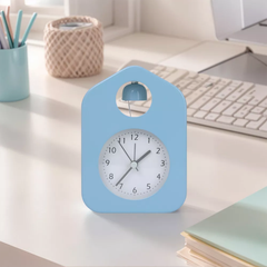 Retro Analog Bell Alarm Clock, Battery Operated Traditional Timepiece For Desk And Bedroom
