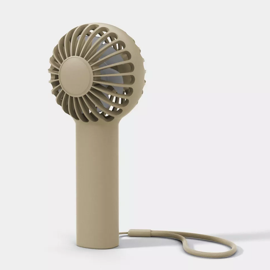 Compact Handheld Cooling Fan, Usb-C Rechargeable Portable Air Cooler With Anti-Lost Wrist Strap And Variable Wind Settin