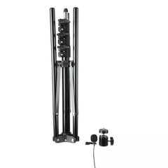 12 Inch LED Ring Light Kit with Adjustable Light Stand, Dual Phone Holders and Lavalier Microphone